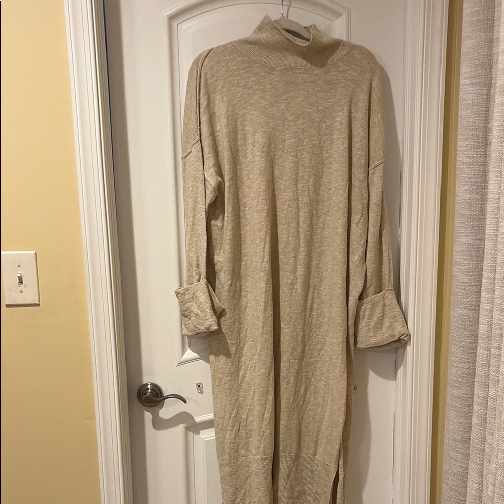 Free People Tan Maxi Dress